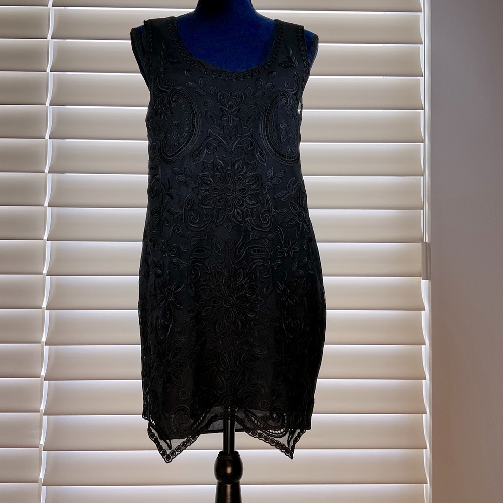 Black Lace Front Charlie Jade Dress/Tunic